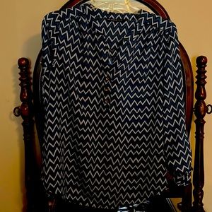 Quarter Sleeve Sheer Blouse